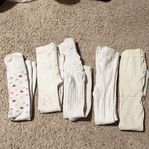 Kids Colorful Patterned Tights Set